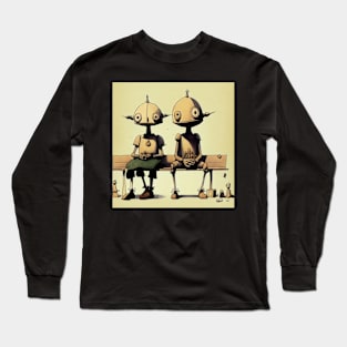 Robot friends Long Sleeve T-Shirt